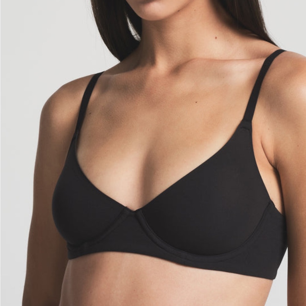 SKIMS Black Demi Bra NWT